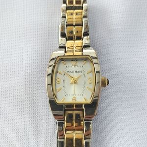 Waltham Ladies Two Tone Chain Link Watch